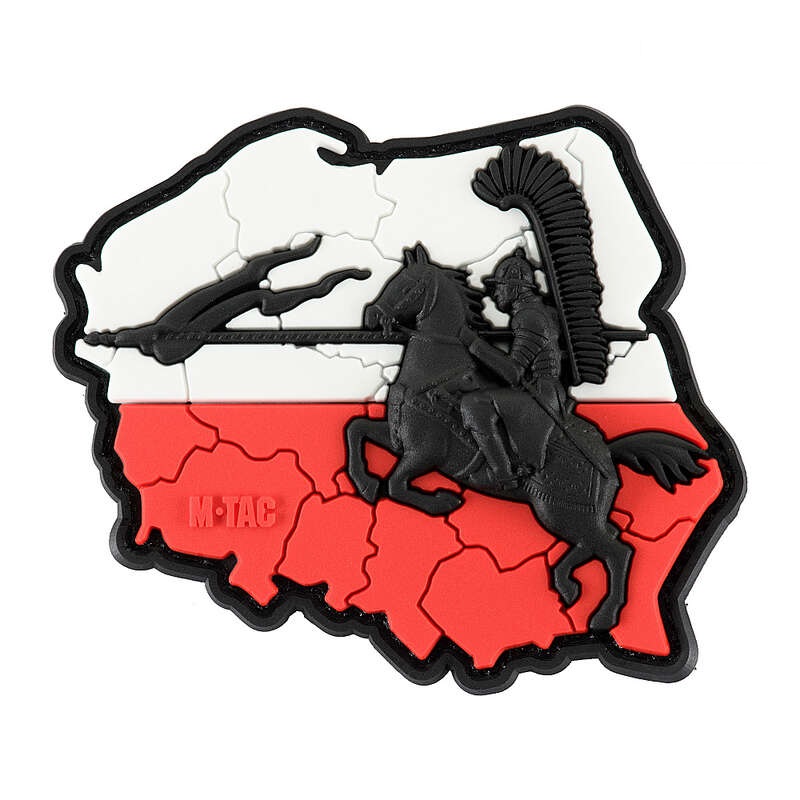 M-Tac нашивка Husaria 3D PVC Red/White/Black M-Tac нашивка Husaria 3D PVC Red/White/Black