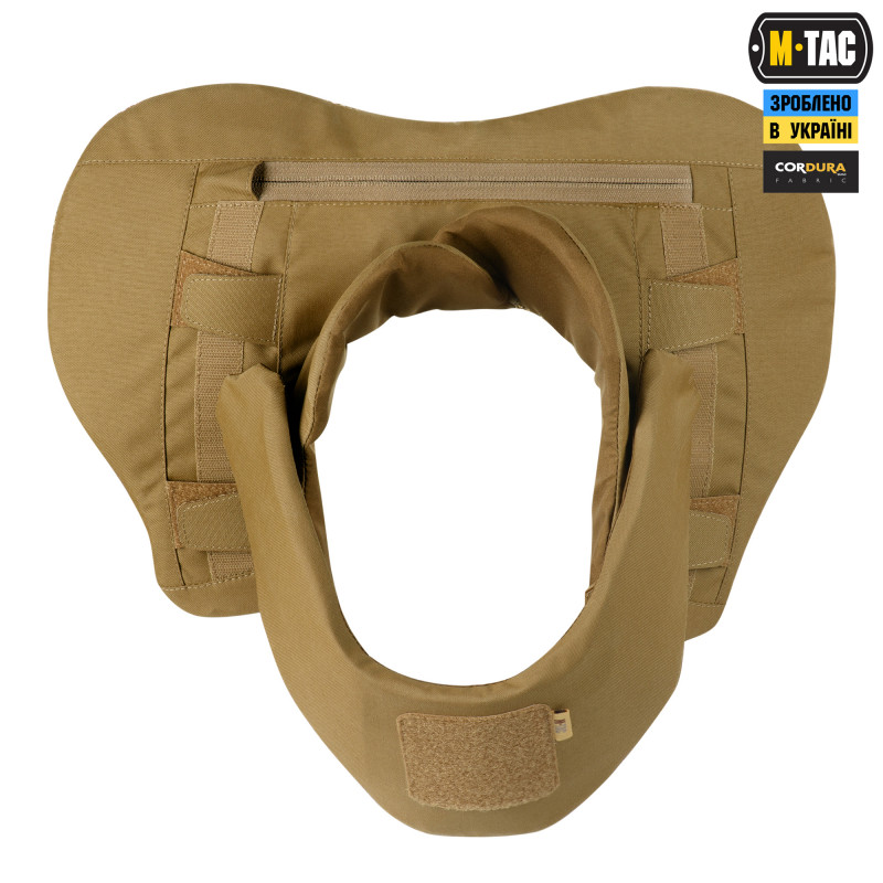 M-Tac Горжет с баллистическими пакетами 1 класс для Cuirass QRS Coyote