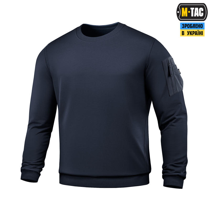M-Tac світшот Nylon Pocket Cotton Hard Indigo Blue