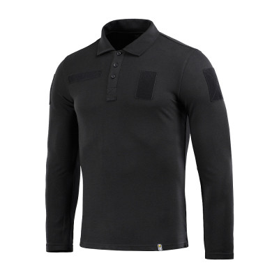 M-Tac поло тактичне довгий рукав 65/35 Black