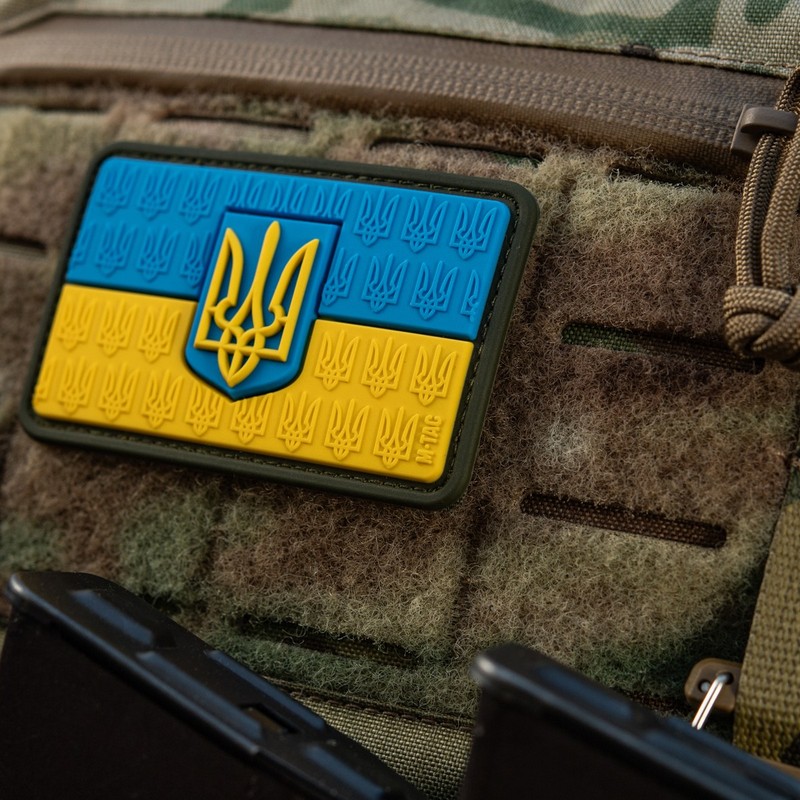 M-Tac нашивка прапор України з гербом рельєфний PVC M-Tac нашивка прапор України з гербом рельєфний PVC