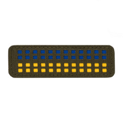 M-Tac нашивка прапор України 25х80 Laser Cut Ranger Green/Yellow/Blue