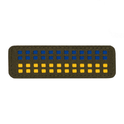 M-Tac нашивка прапор України 25х80 Laser Cut Ranger Green/Yellow/Blue