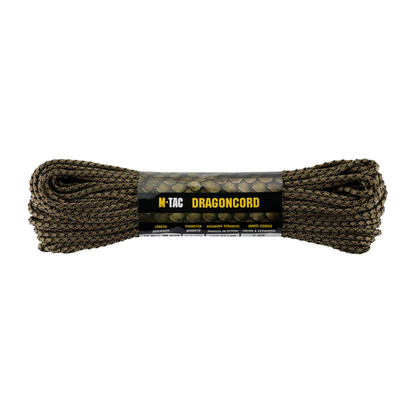 M-Tac паракорд Dragon Cord 30m Coyote/Black M-Tac паракорд Dragon Cord 30m Coyote/Black