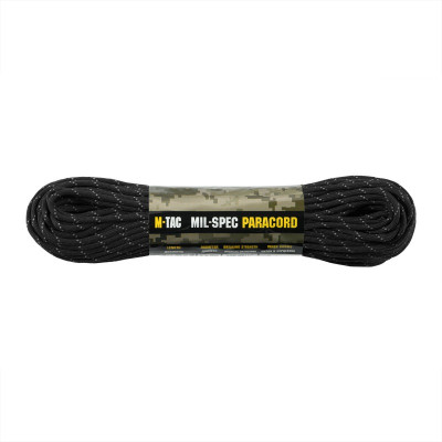M-Tac паракорд 550 mil-spec Black Reflective 30м