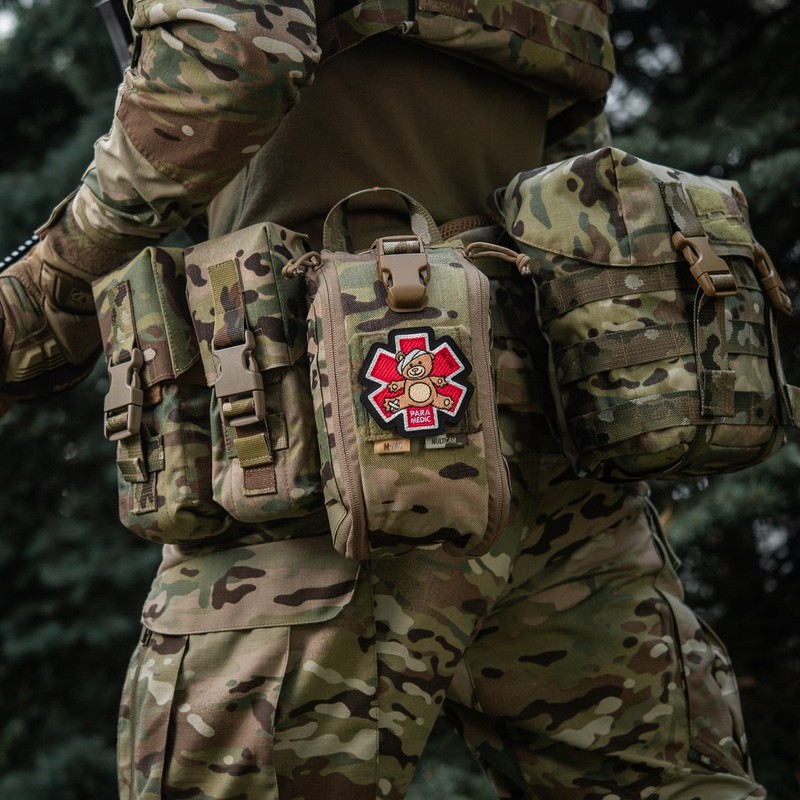 M-Tac нашивка Paramedic Медвідь (вишивка) Bronze/Black M-Tac нашивка Paramedic Медвідь (вишивка) Bronze/Black