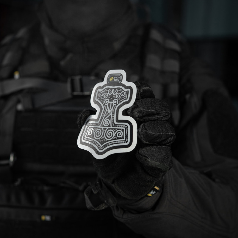M-Tac наклейка Mjölnir Large світловідбиваюча Black M-Tac наклейка Mjölnir Large світловідбиваюча Black