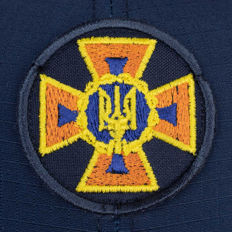 Бейсболка з регулятором та кокардою Ріп-Стоп ДСНС, Navy Blue Бейсболка з регулятором та кокардою Ріп-Стоп ДСНС, Navy Blue