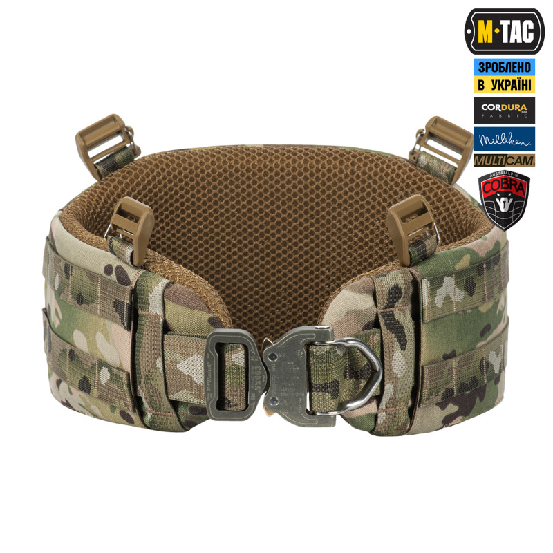 M-Tac пояс тактичний War Belt ARMOR Tegris D-Ring Cobra Multicam M-Tac пояс тактичний War Belt ARMOR Tegris D-Ring Cobra Multicam
