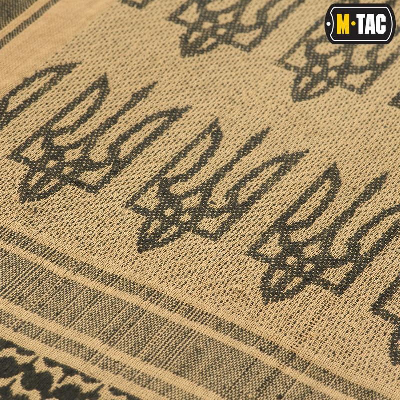 M-Tac шарф шемаг з Тризубом Khaki/Black M-Tac шарф шемаг з Тризубом Khaki/Black