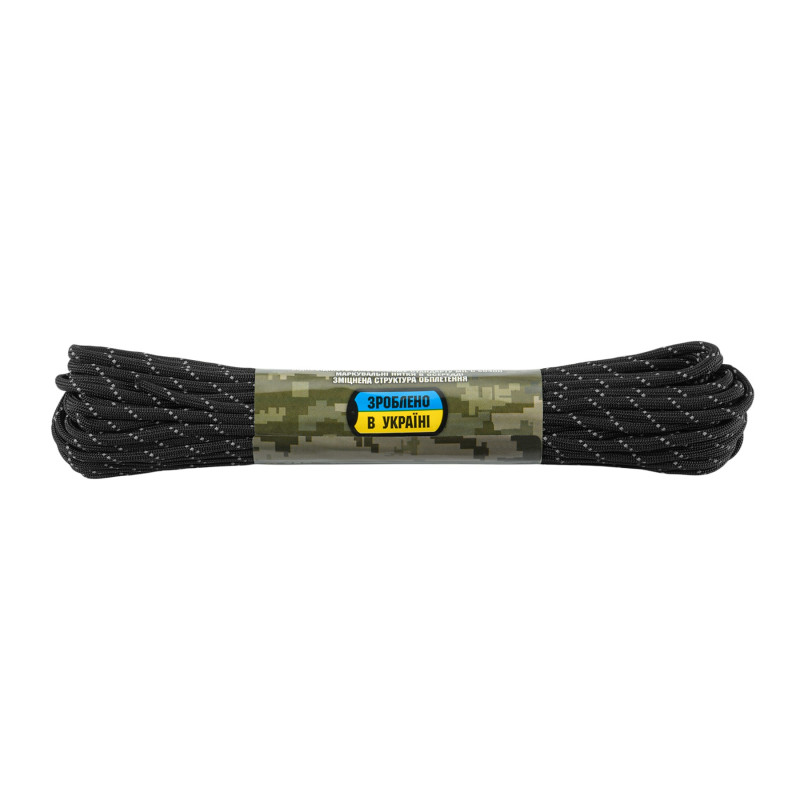 M-Tac паракорд 550 mil-spec Black Reflective 15м