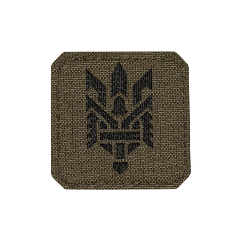 M-Tac нашивка Тризуб (стилізація) Laser Cut мала Ranger Green/Black M-Tac нашивка Тризуб (стилізація) Laser Cut мала Ranger Green/Black