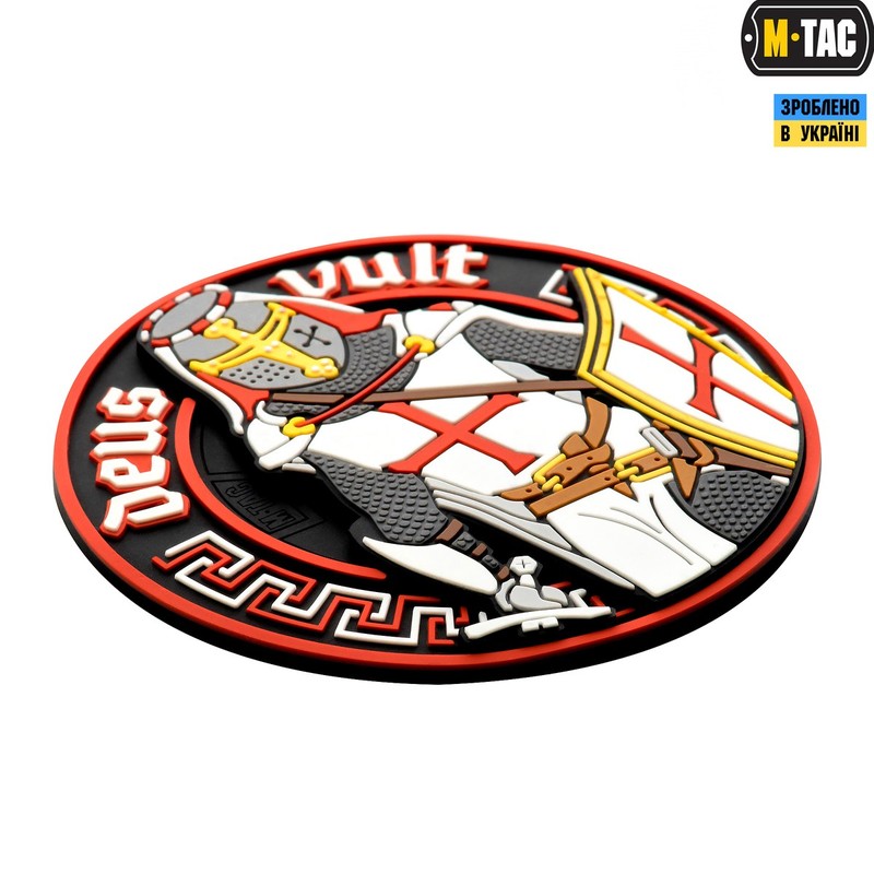 M-Tac нашивка Deus Vult 3D ПВХ