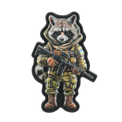 Нашивка Raccoon UA PVC
