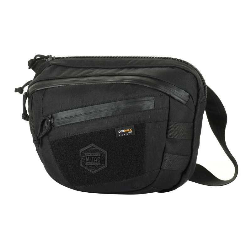 M-Tac сумка Sphaera Hardsling Bag Large з липучкою Elite Black M-Tac сумка Sphaera Hardsling Bag Large з липучкою Elite Black