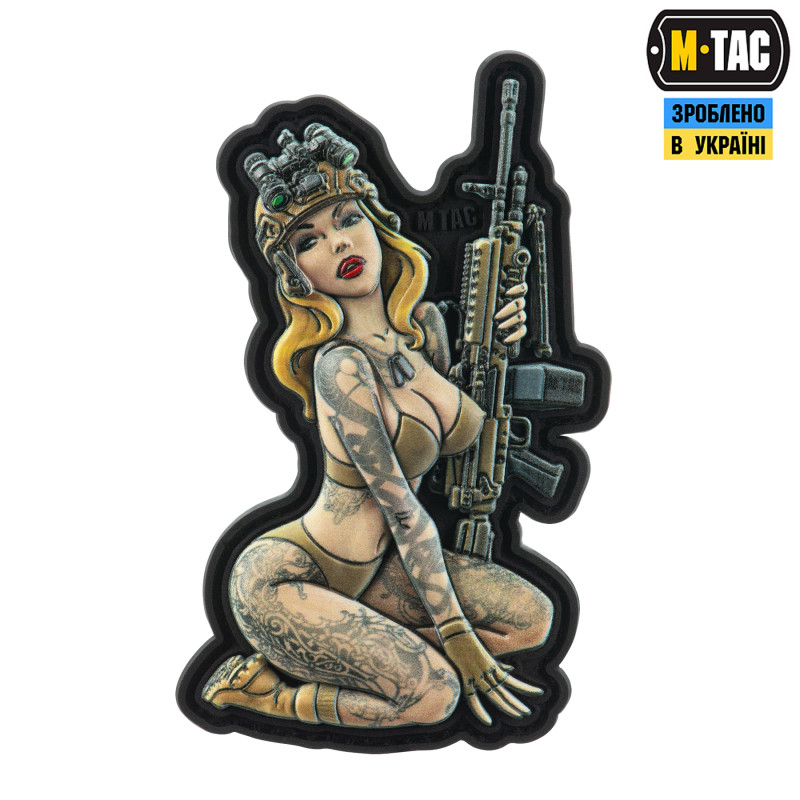 M-Tac нашивка girl №5 PVC Skandinavik M-Tac нашивка girl №5 PVC Skandinavik