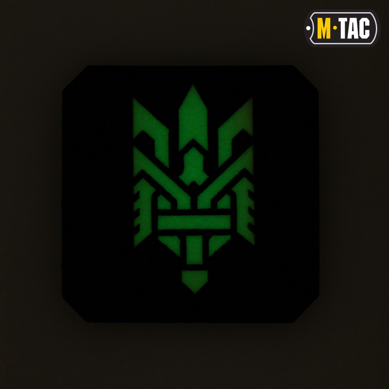 M-Tac нашивка Тризуб (стилізація) Laser Cut мала Ranger Green/світлонакопичувач M-Tac нашивка Тризуб (стилізація) Laser Cut мала Ranger Green/світлонакопичувач