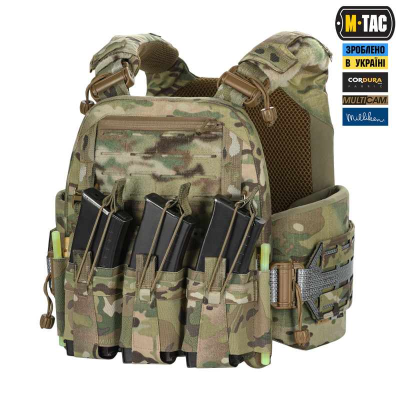 M-Tac плитоноска Cuirass Tiger FAST Elite (розмір плити М) Multicam M-Tac плитоноска Cuirass Tiger FAST Elite (розмір плити М) Multicam