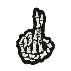 M-Tac нашивка Crossed Fingers (вишивка) Black