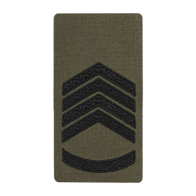 M-Tac погон на липучці Головний сержант (вишивка) Ranger Green