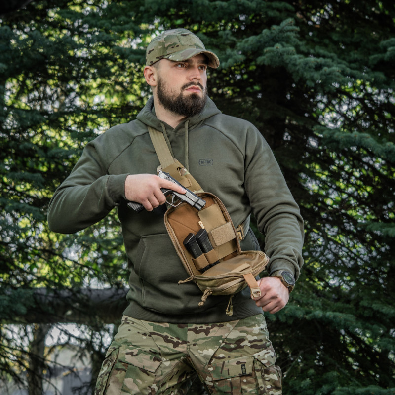 M-Tac сумка Sling Pistol Bag Elite Hex з липучкою Multicam/Coyote M-Tac сумка Sling Pistol Bag Elite Hex з липучкою Multicam/Coyote