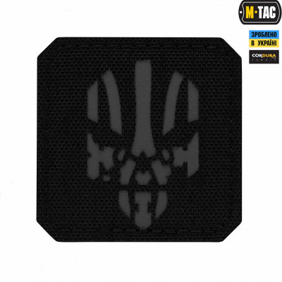 M-Tac нашивка Месник Laser Cut Black/Grey