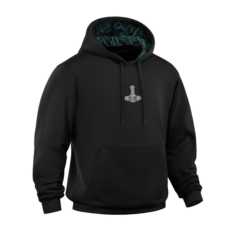 M-Tac кофта Hoodie Ragnarok Cotton Hard Black