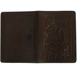 Обкладинка для паспорта України, Brown