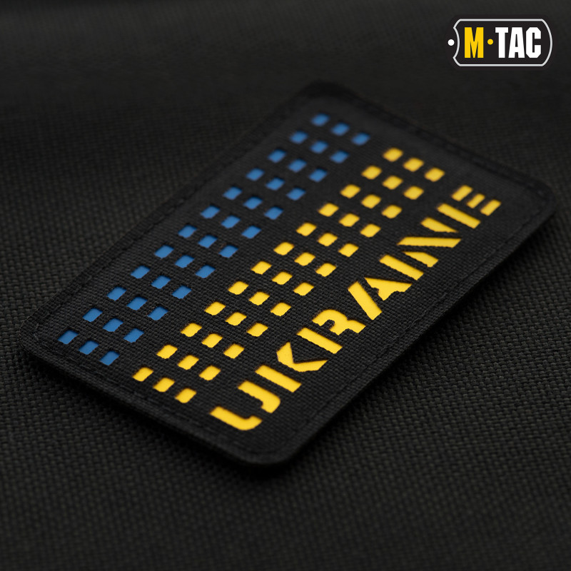 M-Tac нашивка Ukraine Laser Cut Black/Yellow/Blue M-Tac нашивка Ukraine Laser Cut Black/Yellow/Blue