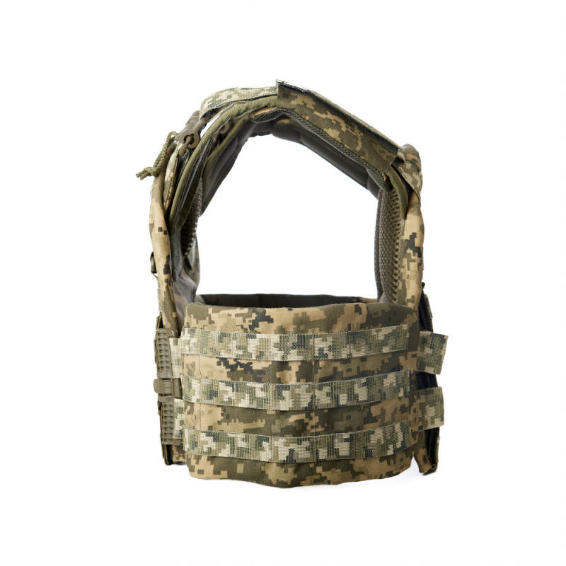 Розвантажувальний жилет Плитоноска швидкий скид MOLLE Схід 24 Україна, Піксель