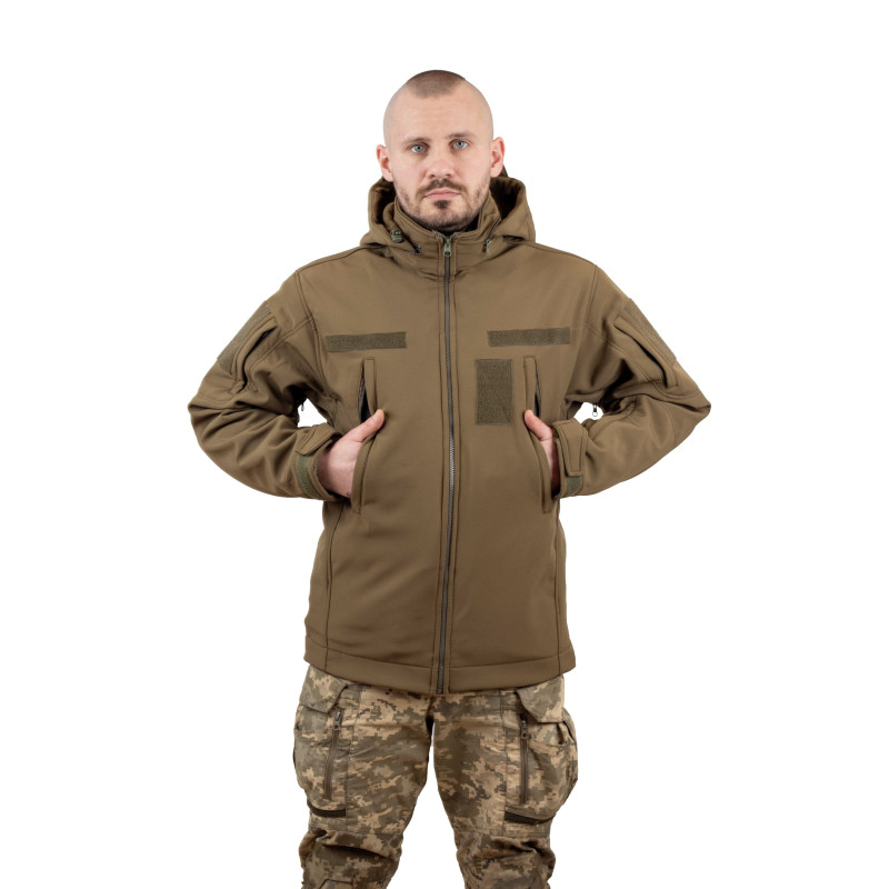 Куртка Vik-Tailor з флісовою кофтою Softshell, Olive