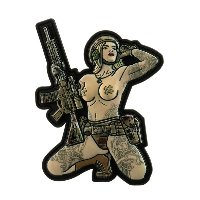 M-Tac нашивка girl Skandinavik with Mjöllnir PVC MC