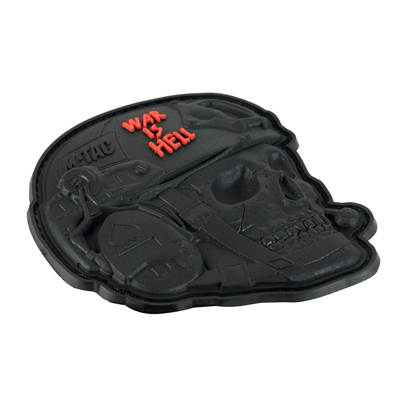 M-Tac нашивка War is Hell 3D PVC Black M-Tac нашивка War is Hell 3D PVC Black