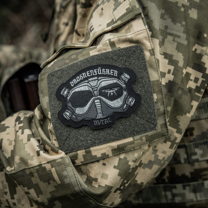 M-Tac нашивка Drohnenführer (вишивка) Black M-Tac нашивка Drohnenführer (вишивка) Black