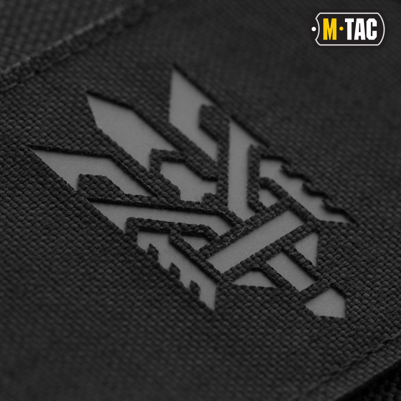 M-Tac нашивка Тризуб (стилізація) Laser Cut горизонтальна Black/Grey M-Tac нашивка Тризуб (стилізація) Laser Cut горизонтальна Black/Grey