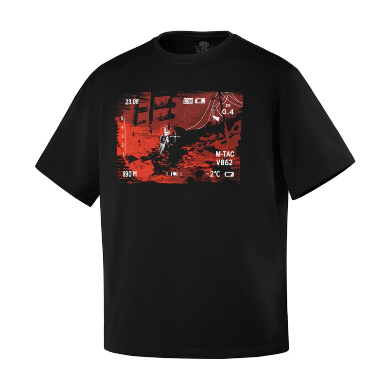M-Tac футболка One Shot Oversize Black