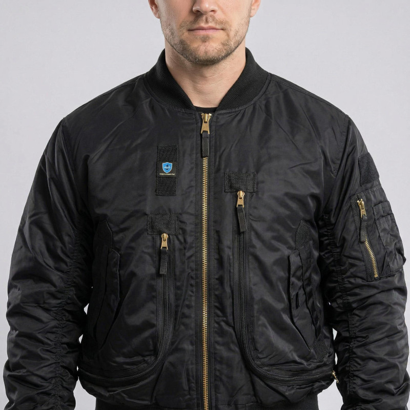 Куртка бомбер Vik-Tailor льотна, Black