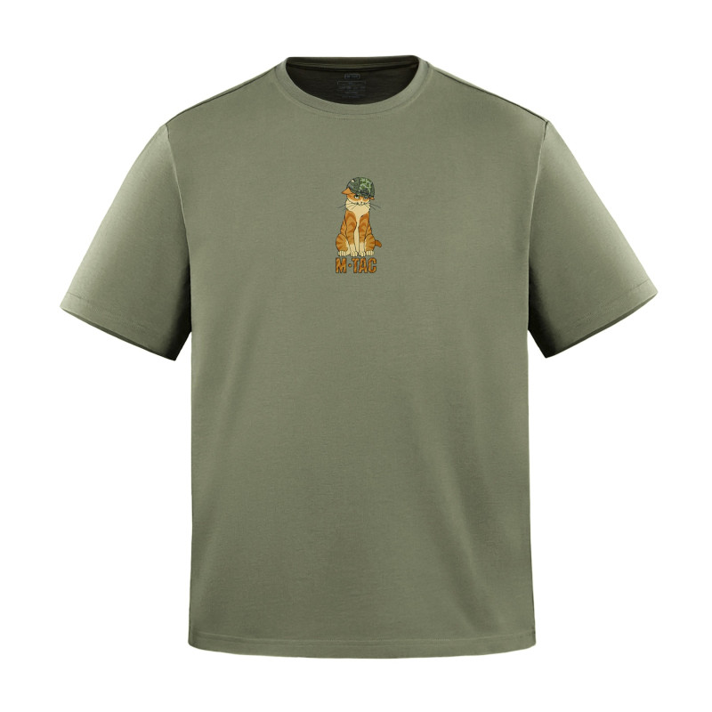 M-Tac футболка Orange Cat Cotton Hard Light Olive