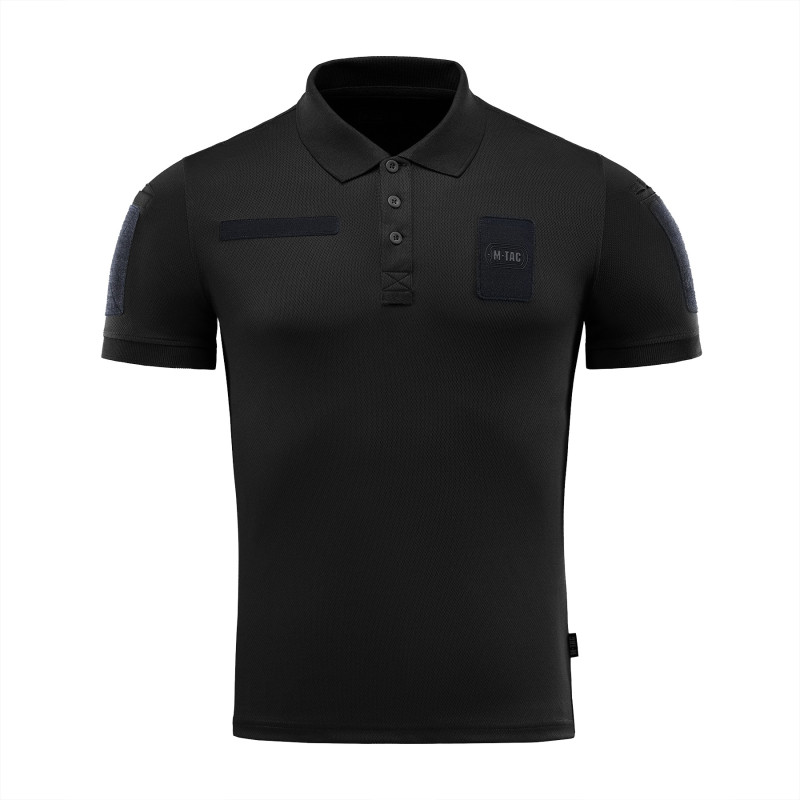 M-Tac поло Elite Coolmax Black/Dark Navy Blue