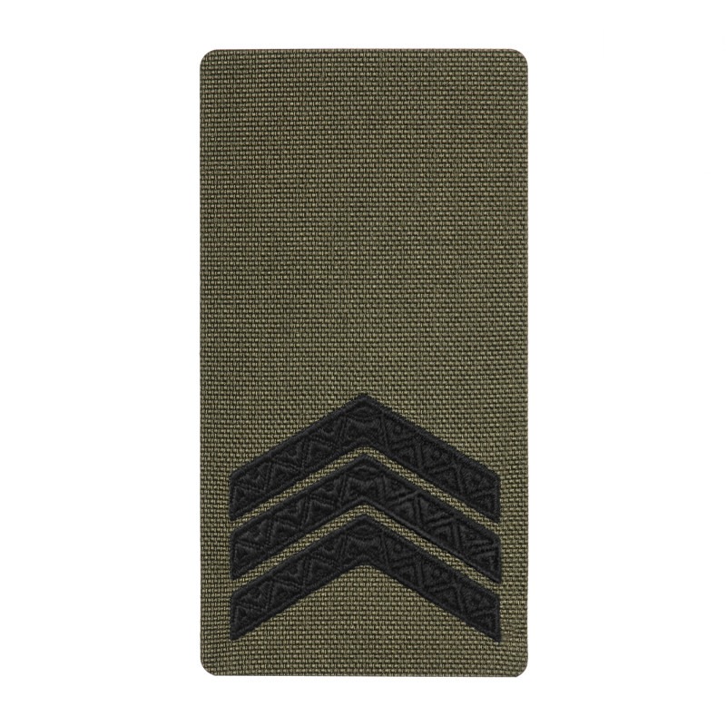 M-Tac погон на липучці Сержант (вишивка) Ranger Green