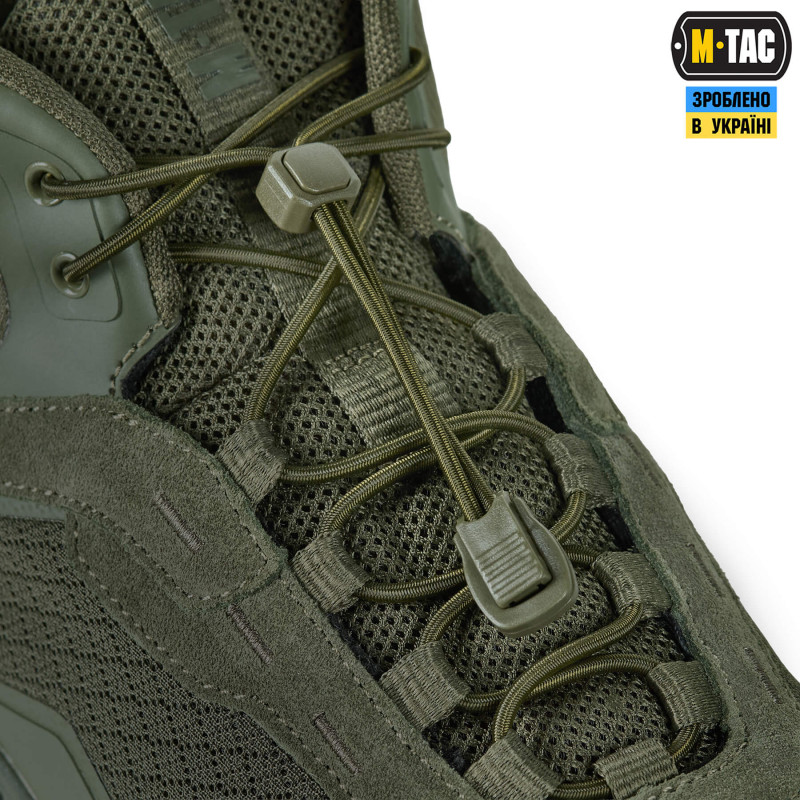 M-Tac шнурки Elastic Shoelaces OD Green 120 см