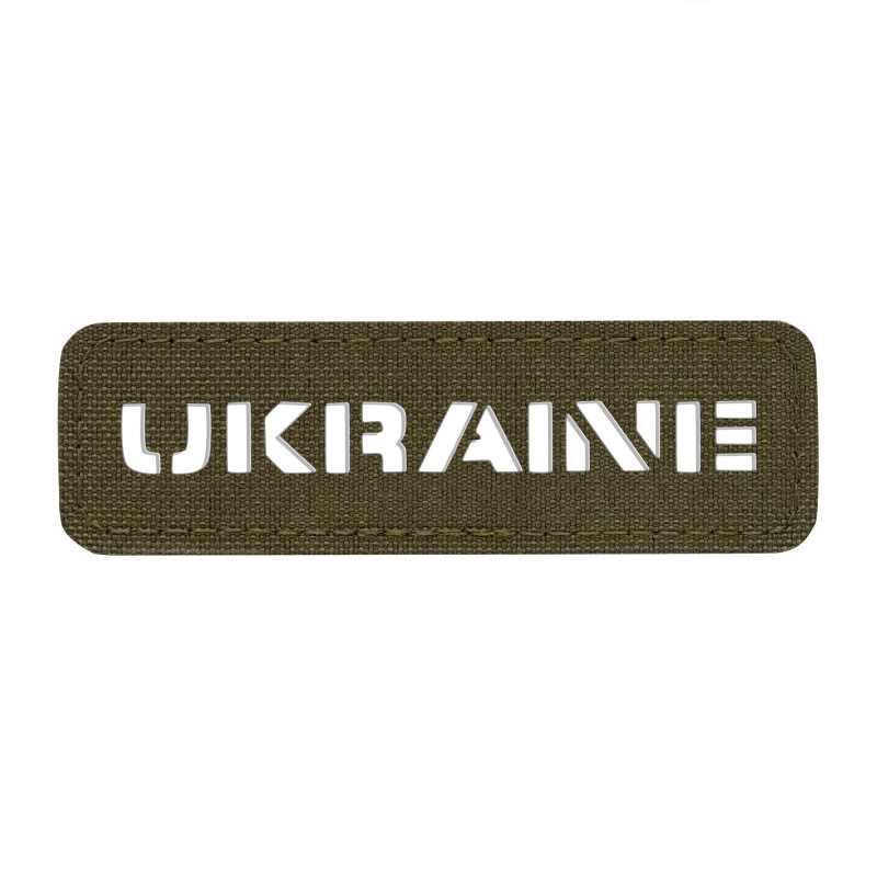 M-Tac нашивка Ukraine скрізна 25х80 Laser Cut Ranger Green M-Tac нашивка Ukraine скрізна 25х80 Laser Cut Ranger Green