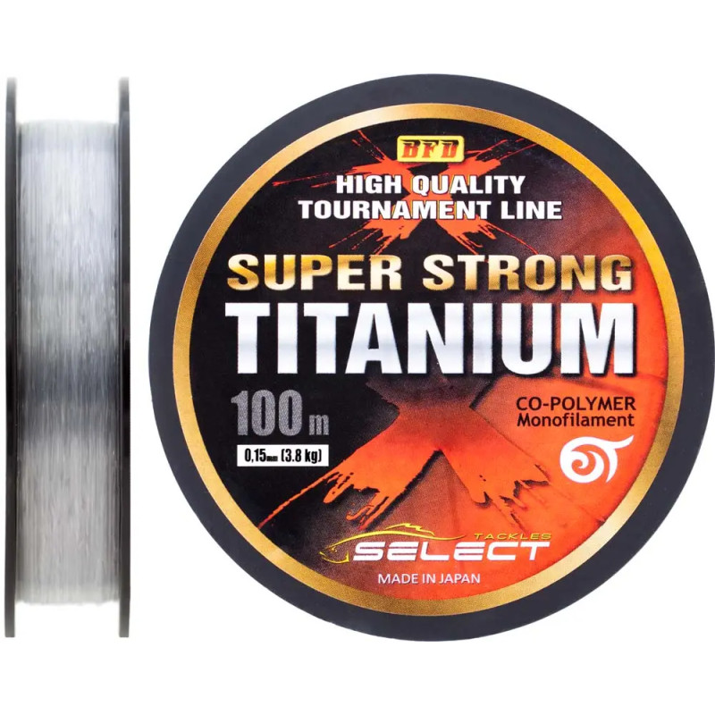 Волосінь Select Titanium 100m 0.15mm 3.8kg (Steel) Волосінь Select Titanium 100m 0.15mm 3.8kg (Steel)