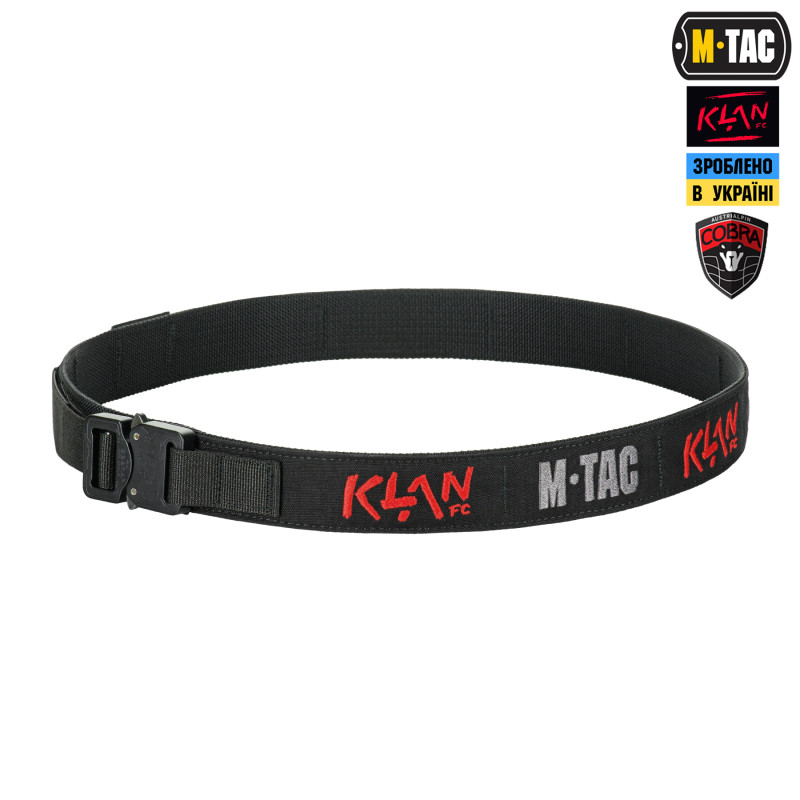 M-Tac ремінь KLAN Cobra Buckle Belt Black M-Tac ремінь KLAN Cobra Buckle Belt Black