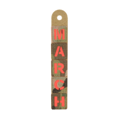 M-Tac нашивка MARCH Multicam/Red/GID