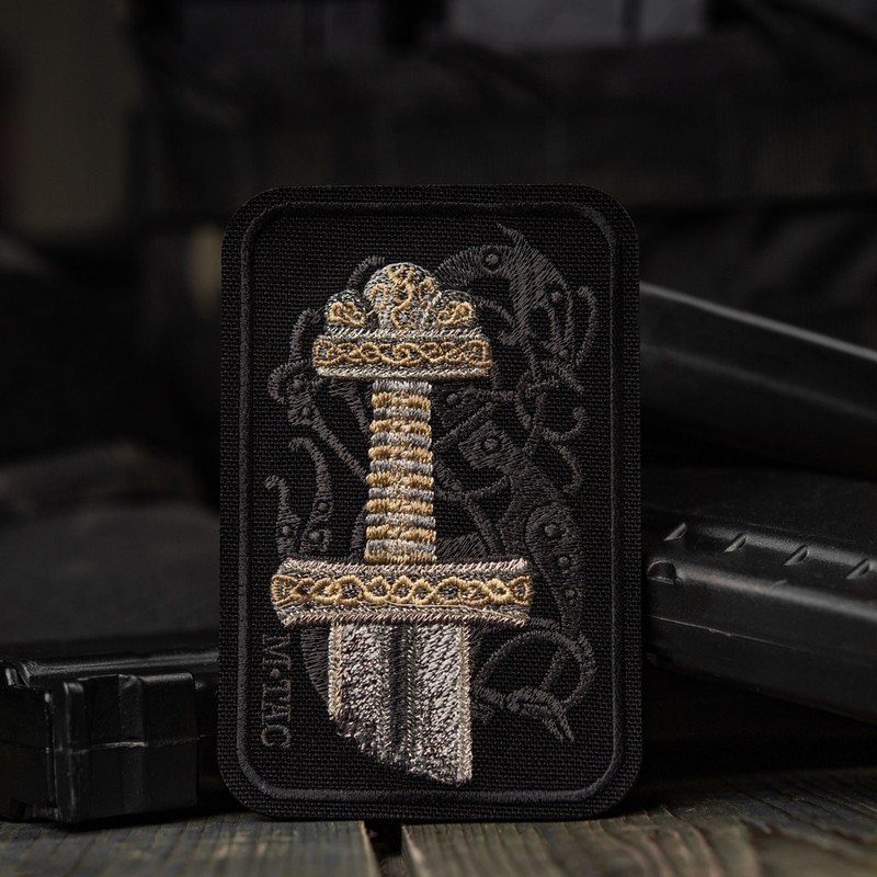 M-Tac нашивка Viking Sword (вишивка) Black M-Tac нашивка Viking Sword (вишивка) Black