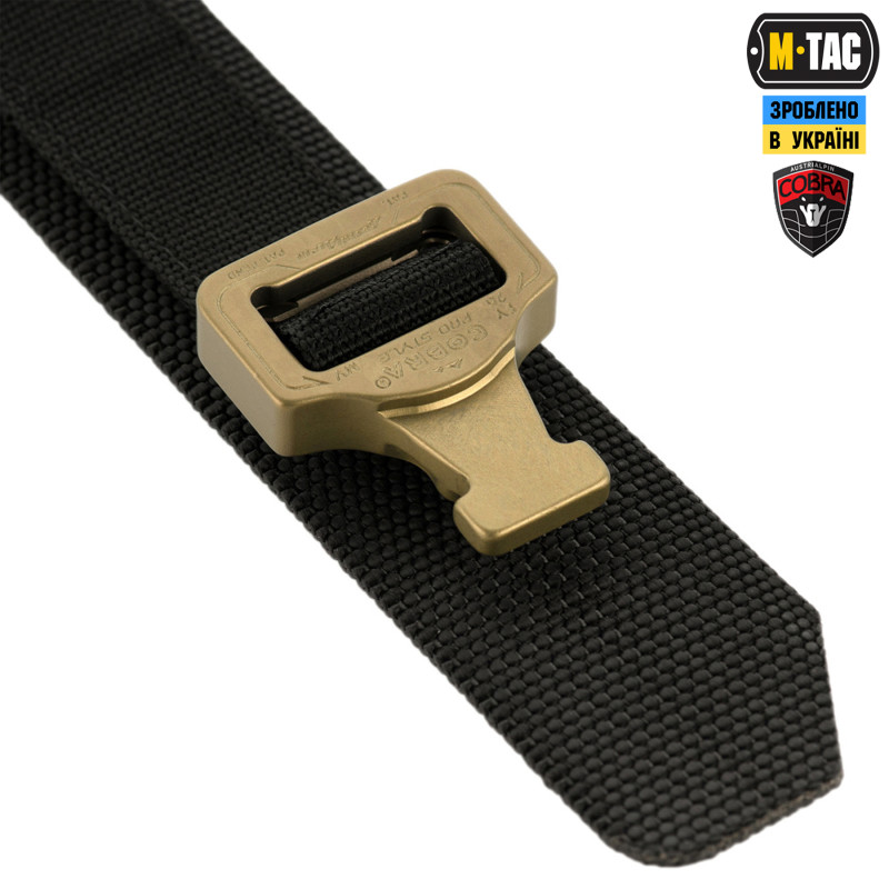 M-Tac ремінь Cobra Buckle Belt Black