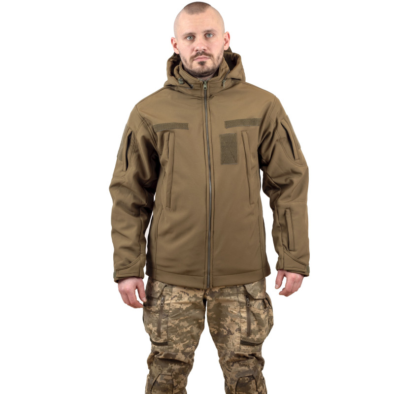 Куртка Vik-Tailor з флісовою кофтою Softshell, Olive