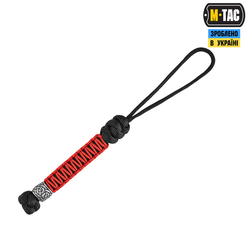 M-Tac темляк Scandinavian Silver Black&Red M-Tac темляк Scandinavian Silver Black&Red