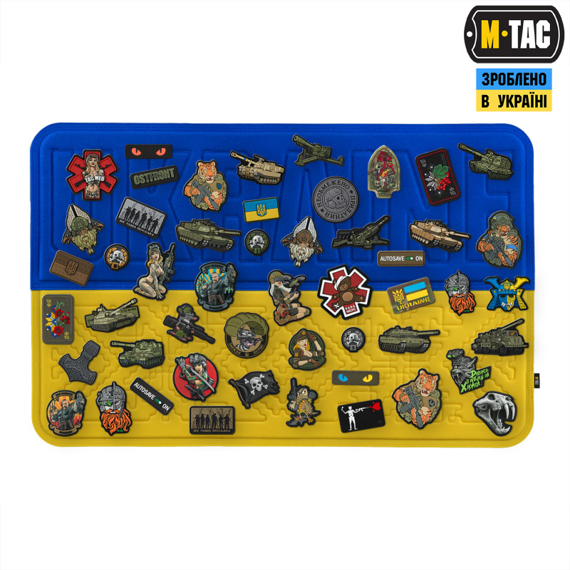 M-Tac панель для нашивок прапор Ukraine Yellow/Blue M-Tac панель для нашивок прапор Ukraine Yellow/Blue
